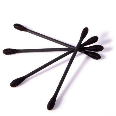 

Jingdong supermarket] excellent home (UPLUS) black double round head fine paper shaft multi-purpose make-up clean cotton swab 200 (cotton sticks remover beauty cotton cotton cotton