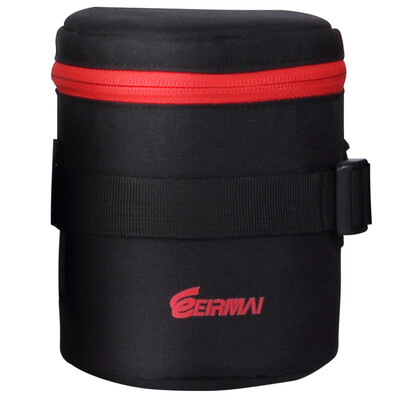 

Rui Ma EIRMAI L2030 SLR camera lens bag lens barrel thick anti-collision shock Canon Nikon lens bag red edge