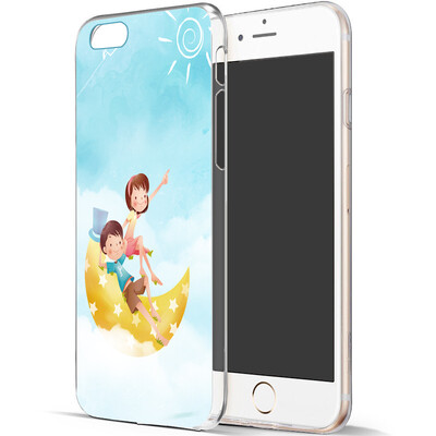 

Мей Йи компании Apple iPhone6s Plus / 6 Plus мобильный телефон оболочки / защитный рукав, что время молодая семья обнять солнце луна 5,5 дюйма