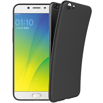 

KOOLIFE OPPOR9S Корпус для защиты корпуса Матовый силиконовый мягкий корпус / корпус для дробилки для опрессовки Suole Series - черный
