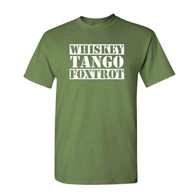 

Whiskey Tango Foxtrot What The Profanity - Mens Cotton T-Shirt