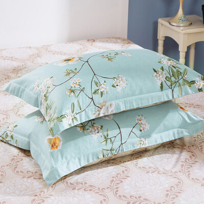 

Jingdong supermarket] Jiuzhou deer pillowcase sets of home textiles cotton pillow sets cotton twill pillow sets of pillow sets of kissing baby a pair of 48 * 74cm