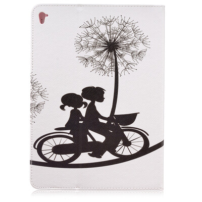 

Один велосипед Стиль тиснение Классический откидная крышка с функцией подставки и слот для кредитных карт для iPad Pro 9.7/iPad Air 3