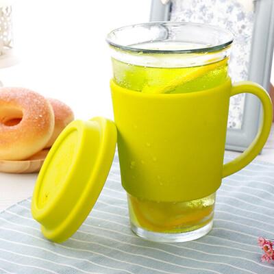 

【Jingdong Supermarket】 Sanguang clouds glasslock Korea imported tempered glass water cup cup with a set of insulation sets RC107 brown / 380ml