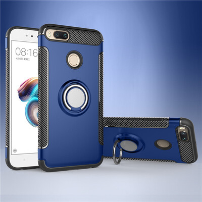 

Fivice Xiaomi Mi 5X case PC metal ring shell magnetic car bracket TPU phone case
