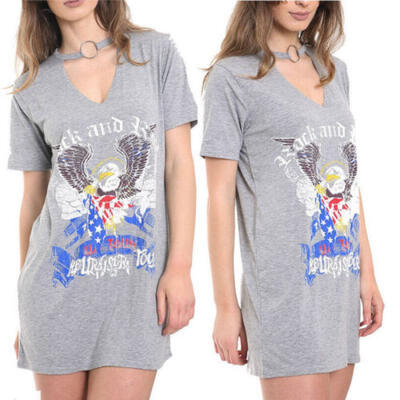 

Women Ladies Loose Casual T Shirt Short Sleeve Cotton Tops V Neck Shirt Blouse