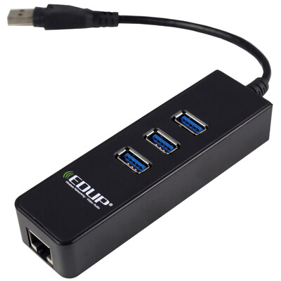 

EDUP EP-9606 USB3.0 Gigabit Ethernet 3-портовый концентратор 3.0HUB RJ45