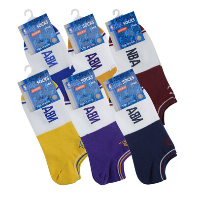 

[Jingdong supermarket] NBA socks men combed cotton shallow mouth stealth boat socks spring and summer autumn thin section to help socks sports socks 6 double
