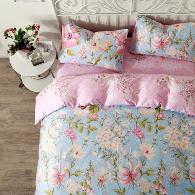 

Antarctic Bedding Set Cotton Four-piece Cotton Bedding Bedding Sleeping Powder 15m 18m