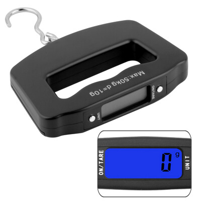 

50Kg / 10g LCD цифровой электронный портативный Камера висячие Вес Широкий Крюк шкала