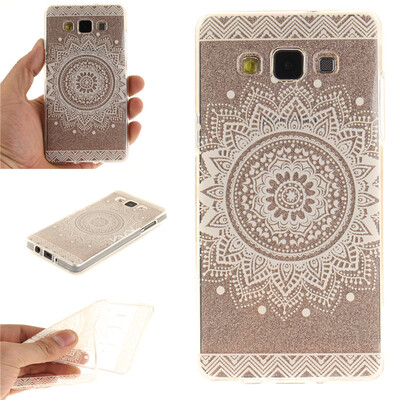 

White mandala Pattern Soft Thin TPU Rubber Silicone Gel Case Cover for SAMSUNG GALAXY A5