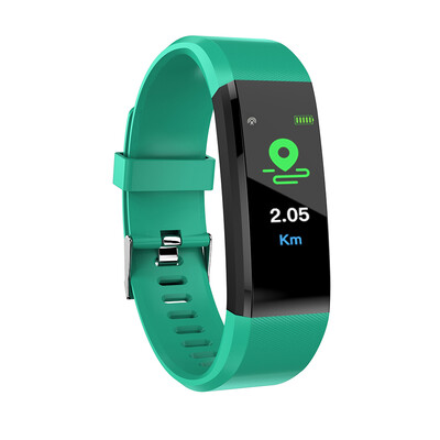

ID115plus Smart Bracelet 096inch TFT Screen 90mAh Heart Rate Blood Pressure Monitoring Calorie Fitness IP67 Waterproof BT Alarm