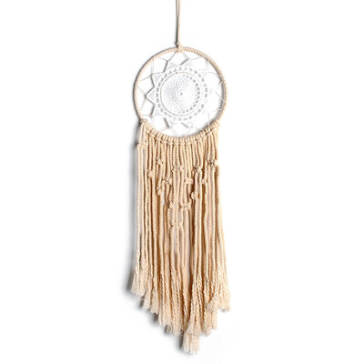 

UpperX Macrame Wall Hanging Dream Catcher Large Natural Cotton Cord Dream Catcher Handmade
