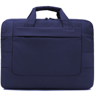 

British BRINCH portable shoulder notebook computer bag nylon material cross section 170 inch BW-190 blue