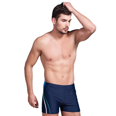 

Qihai QIHAI men&39s flat swim trunks high elastic fashion comfortable swimming pool hot springs bathing suits 84601-8 dark blue XXXL number