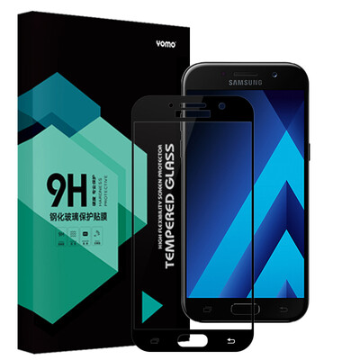 

Yomo Samsung Galaxy A3 +2017 стал полноэкранным фильм мобильного телефона фильм защитной пленка, покрывающей взрывозащищенные стекло пленки полного покрытия черного