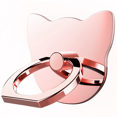 

Bee wing multi-function mobile phone bracket creative finger ring buckle bracket mobile phone portable portable lazy stent bear head rose gold
