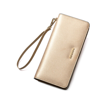 

Doodoo кошелек женский длинный участок Южной Кореи кожа молния г-жа длинный участок молния кожаный бумажник законопроект сумки клип D6901 золота