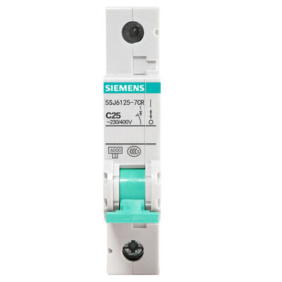 

Siemens SIEMENS 5SJ61257CR standard small circuit breaker 1P single stage 25A home power open