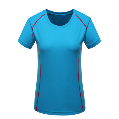 

Fugui bird (FUGUINIAO) наружная быстросохнущая мужская и женская модели с короткими рукавами быстросохнущая футболка спортивный пот стрейч бег быстрая одежда 17092FGT009 женские модели Lake S