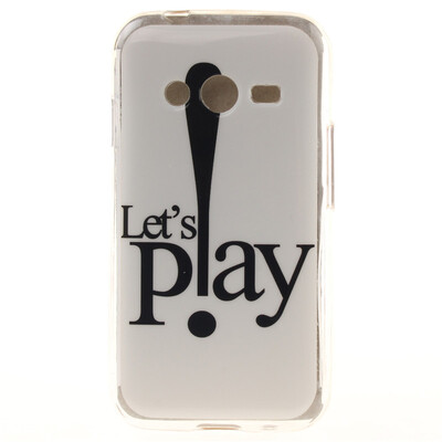 

Сыграем Pattern Мягкий тонкий ТПУ резиновый силиконовый гель Дело Чехол для SAMSUNG Galaxy Ace 4 G313h