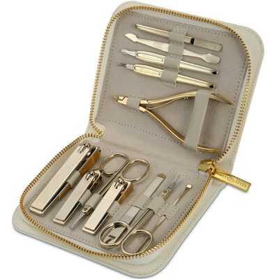 

777 Nail Knife Set Nail Clamp Clamp Set 12pcs Set TS-520WLG White