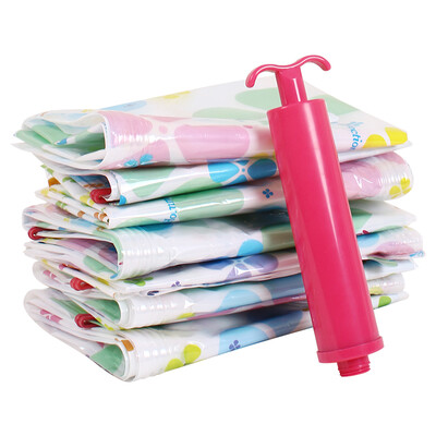 

Jingdong Supermarket] 100 Yi special compression bag vacuum storage bag 4 sets (4 large) 9 silk gift hand pump 6021