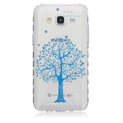 

Blue tree Pattern Soft Thin TPU Rubber Silicone Gel Case Cover for SAMSUNG GALAXY J5