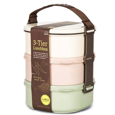 

Блокировка и блокировки (LOCK & LOCK) студенты ланч микроволновка ланч обеда открытых детских Зернистого пластиковый запечатаны герметичный портативный обед коробок 680ml * 3 HPL771