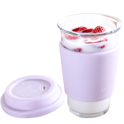 

【Jingdong Supermarket】 Sanguang clouds glasslock Korea imported tempered glass cup cup with insulation sets RC106-1 dark blue / 500ml