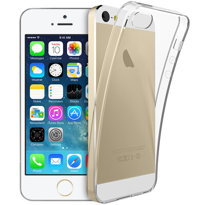 

KOOLIFE Apple iphone5s / SE / 5 phone case protective cover TPU drop protection transparent soft shell