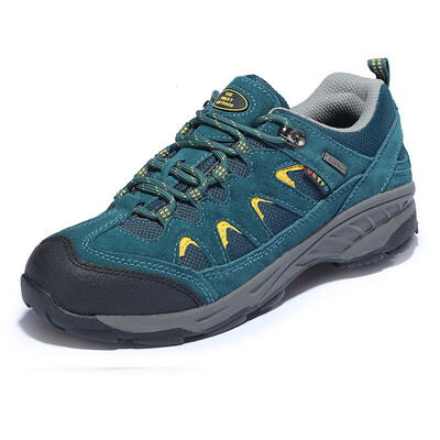 

THE FIRST OUTDOOR hiking shoes full palm air cushion low to help wear breathable cross-country running shoes 084089 male models dark gray 41 yards