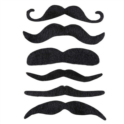 

MyMei 2016 New Hot 1set Fake Mustache Moustache Halloween Cosplay Fancy Costume Dress Disguise