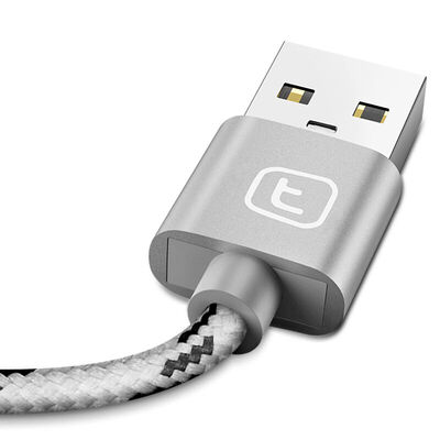 

Tulas Anzhuo Apple Data Cable Combo для iPhoneX / 8 / 7s / 10 / 6plus / 5s / iPad Tablet Phone Charging Line Aurora Silver (1 м)