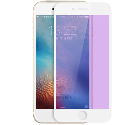 

ESK iPhone6 ​​/ 6s Plus закаленная пленка Apple 6 / 6s Plus стеклянная пленка 0,15 мм анти-синий полноэкранный высокоразрешающий взрывозащищенный мобильный телефон защитная пленка JM108-white