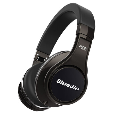 

Blue string UFO Bluetooth headset headset 8 speaker wireless fever music headset game headset gun color