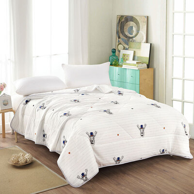 

Ying Xin home textiles summer cool water washing machine washing cotton single single summer air conditioning was deer 150 200cm