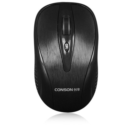 

Create Conson CM891 Brushed Silent Edition Wireless Optical Mouse Black