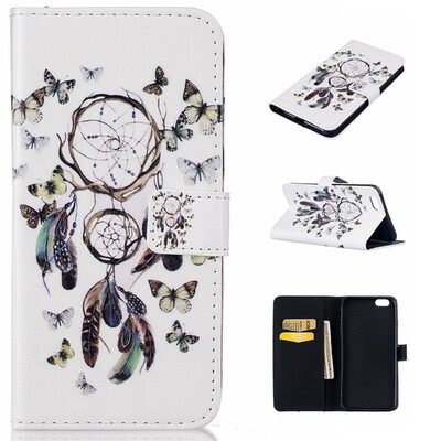 

Butterfly chimes Design PU Leather Flip Cover Wallet Card Holder Case for IPHONE 6 PLUS/6S PLUS