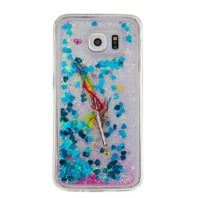 

Dynamic Quicksand Glitter Liquid Soft TPU Case Cover For SAMSUNG S7EDGE
