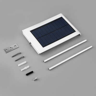 

Ультратонкий Открытый светильник сада Водонепроницаемый солнечный датчик Wall Street Light