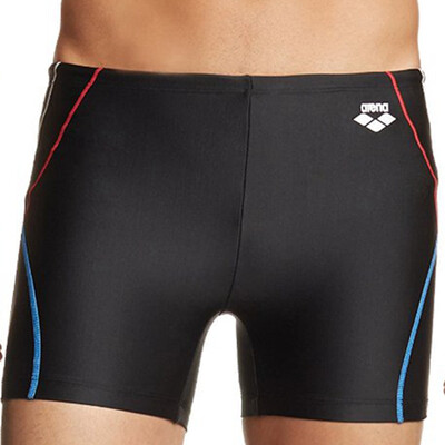 

Arena A Rena Men&39s flat swim trunks comfortable quick-drying training high-performance anti-chlorine wear large size leisure swimming pants FMS5279M black&red XXL