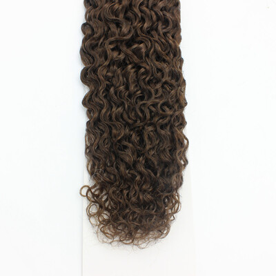 

Micro Ring/Bead Loop Hair Extension Black Brown Curly Brazilian Human Virgin Hair Easy Use Care Remy Hair Extension