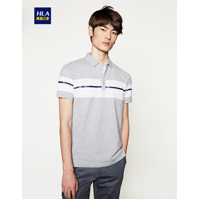 

Hailong home HNTBD2V003A с короткими рукавами майка мужчина 2017 лето новая полосатая сшивание поло рубашка дышащая POLO светло-серая мозаика 180 / 96Y (52)