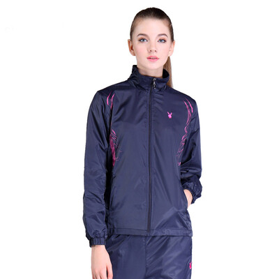 

Playboy (PLAYBOY) PB8200 fashion leisure sports ladies set black M