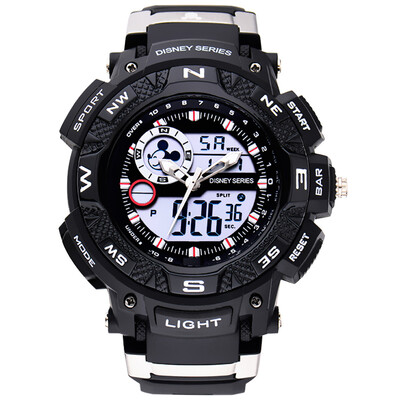 

Джингдонг Дисни (Disney) старшеклассники часы часы напольных мальчики спортивных часы дети смотреть водонепроницаемые световые электронные часы 55041Y
