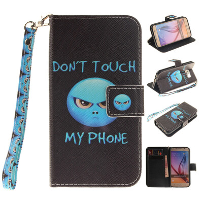 

Anger Дизайн PU кожа флип кошелек карты держатель чехол для SAMSUNG GALAXY S6