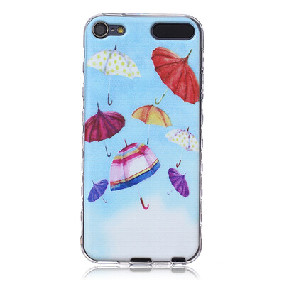 

umbrella Pattern Soft Thin TPU Rubber Silicone Gel Case Cover for iPod Touch 56