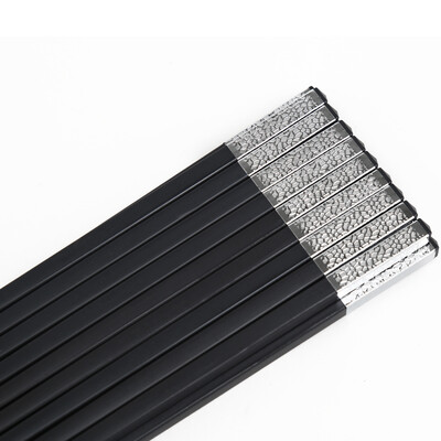 

Double Thrust (Suncha) Сплав Chopsticks 10 Double Pack Gift Hotel Японские палочки для еды KZ4065-Y Silver