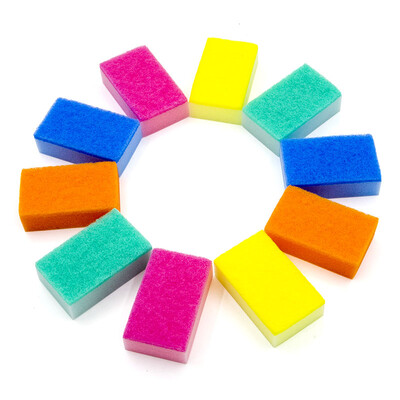 

[Jingdong supermarket] Kangmei Ya color washing dishes sponge scouring pad 10 loaded KYKC-005